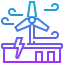 Wind power icon 64x64