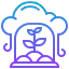 Greenhouse effect icon 64x64