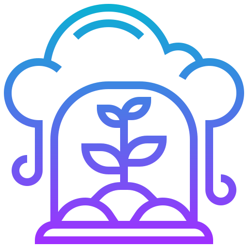 Greenhouse effect icon