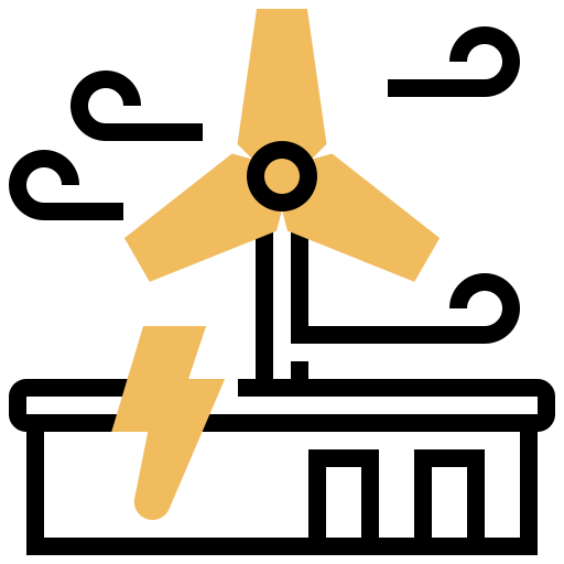 Wind power icon
