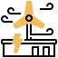 Wind power icon 64x64