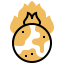 Global warming icon 64x64