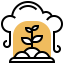 Greenhouse effect icon 64x64