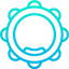 Tambourine icon 64x64