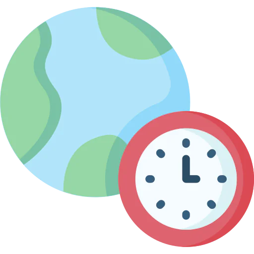 Time zone icon