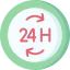 24 hours Symbol 64x64