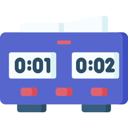 Chess clock icon
