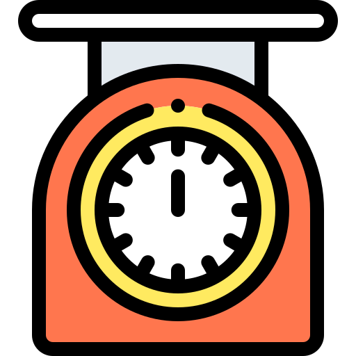 Kitchen scale icon
