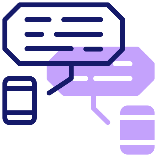 Mobile chat icon