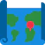 World map icon 64x64