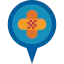 Location pin icon 64x64