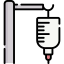 Intravenous saline drip icon 64x64
