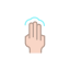 Triple tap ícono 64x64