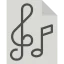 Music file icon 64x64