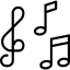 Music notes icon 64x64