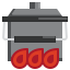 Pot on fire icon 64x64