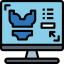 Shopping online icon 64x64
