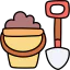 Sand bucket іконка 64x64