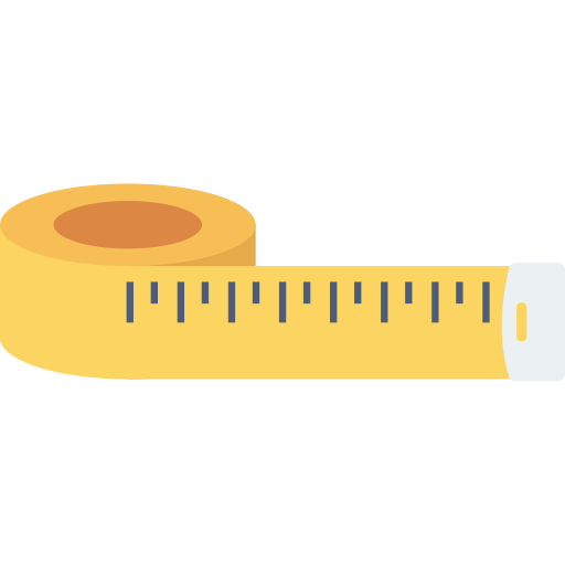 Measuring tape icon