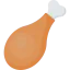 Chicken leg icon 64x64
