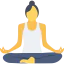 Yoga pose icon 64x64