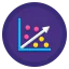 Linear regression Symbol 64x64