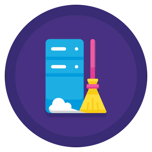 Data cleansing icon