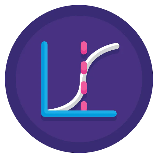 Logistic regression icon
