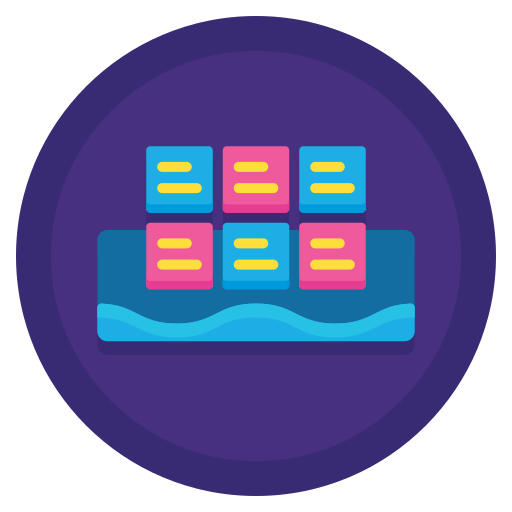 Data lake icon