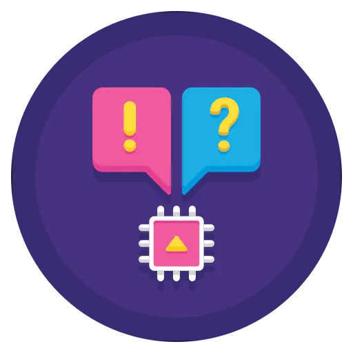 Natural language processing icon
