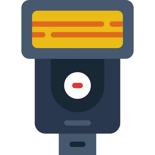Camera flash icon