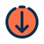 Down arrow icon 64x64