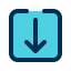 Down arrow icon 64x64