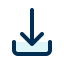 Down arrow icon 64x64