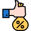 Money bag icon 64x64