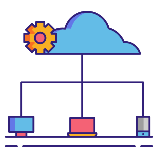 Cloud storage icon
