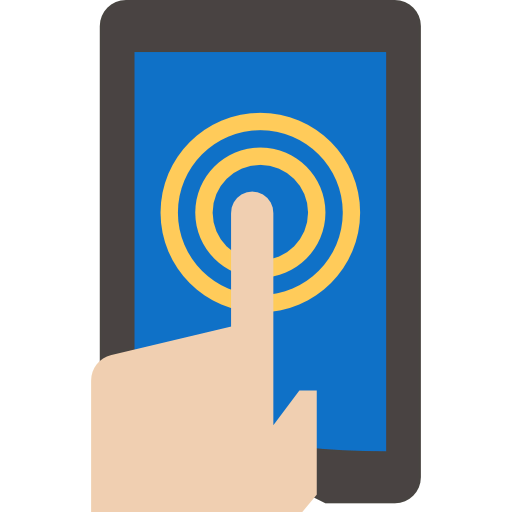 Touch screen icon