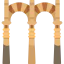 Mosque cathedral of cordoba icon 64x64