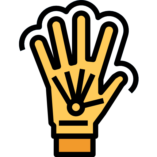 Wired gloves icon