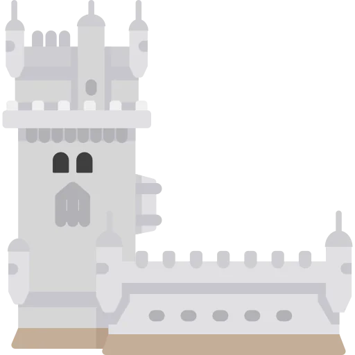 Belem tower icon