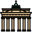 Brandenburg gate icon 64x64