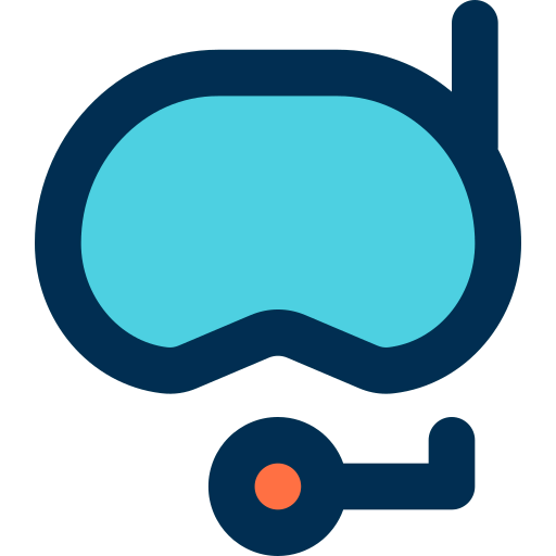 Diving mask icon