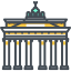 Brandenburg gate icon 64x64