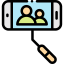 Selfie stick icon 64x64