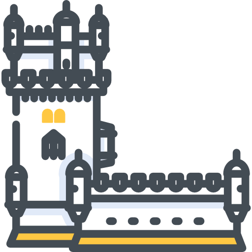 Belem tower icon