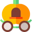 Pumpkin carriage ícono 64x64