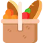 Picnic basket icon 64x64