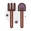 Garden tools icon 64x64