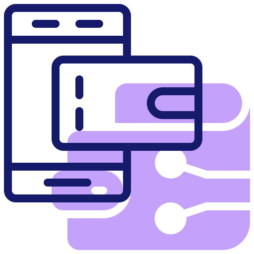 Mobile banking icon