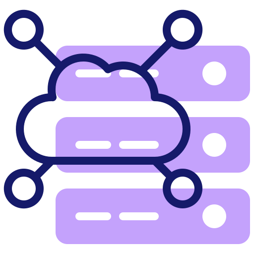 Cloud storage icon